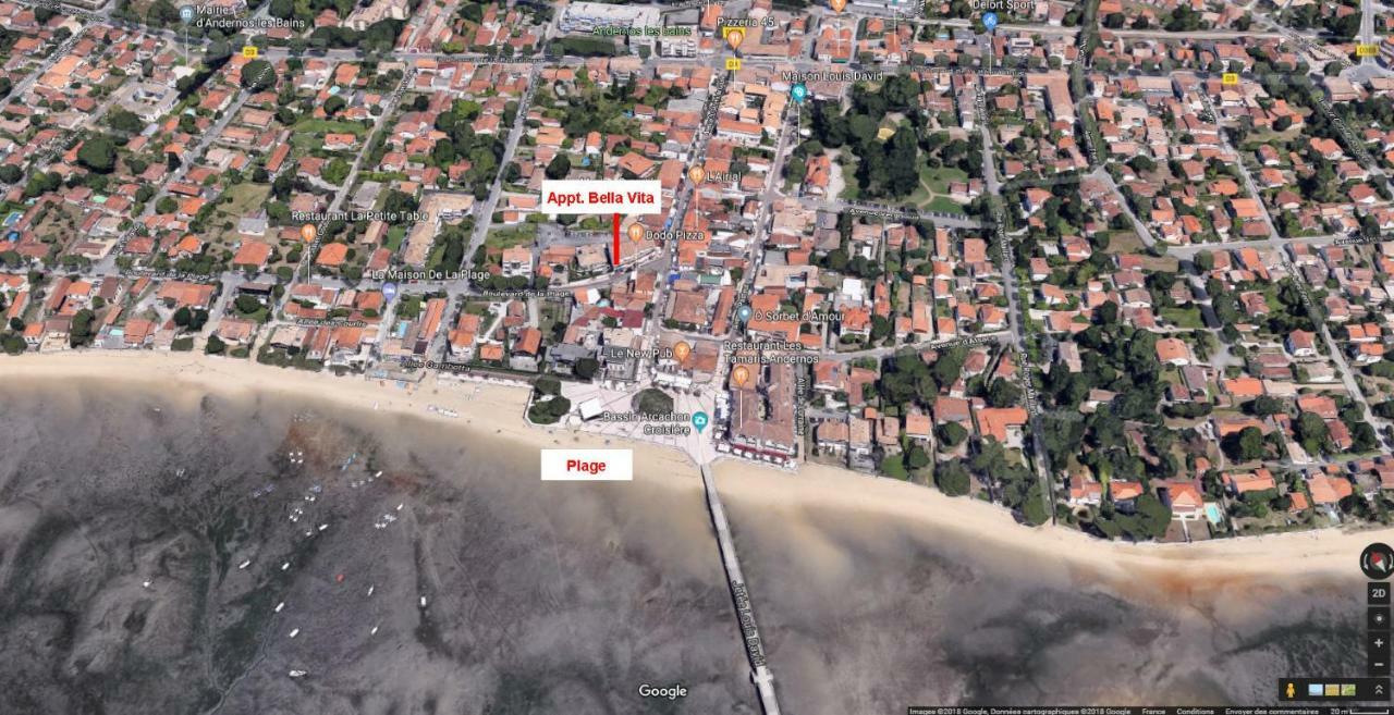 Appt. Bella Vita - Andernos Les Bains, Au Coeur Du Bassin D'Arcachon Kültér fotó